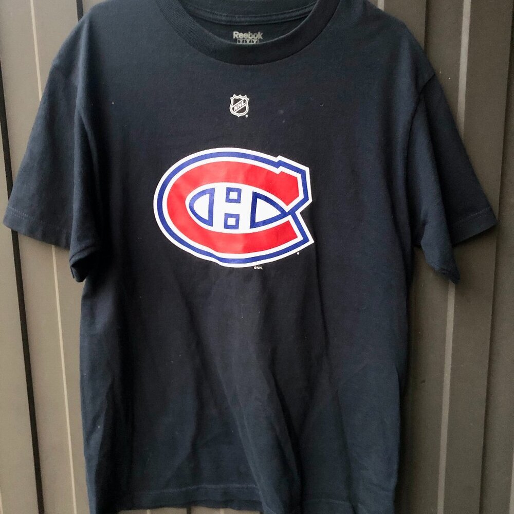 Reebok NHL Montreal Canadiens Galchenyuk #27 T-Shirt Size M Black